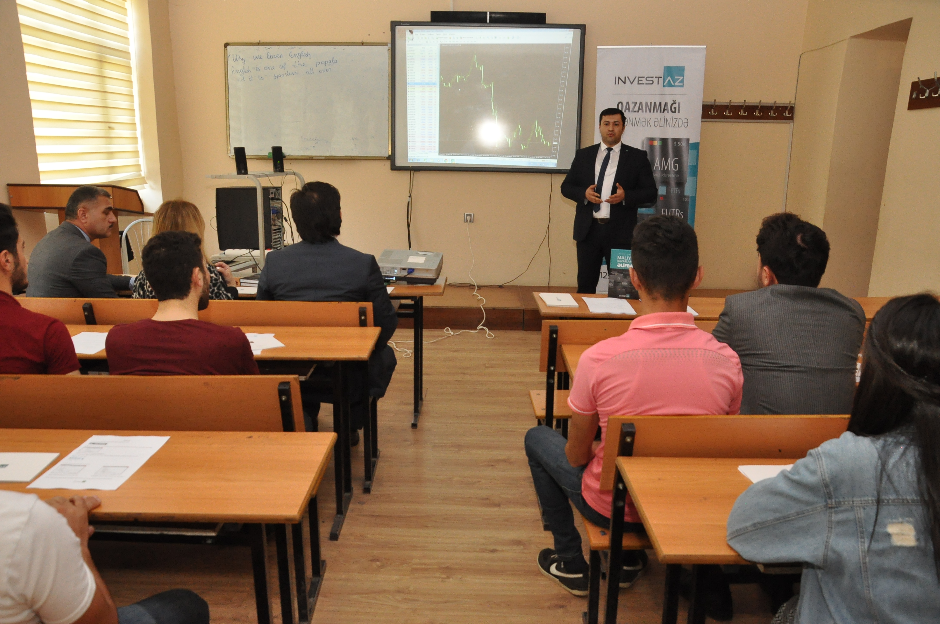 InvestAZ daha bir universitetdə seminar keçirib.